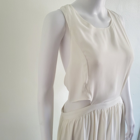 Lovers +Friends Cut Out Hi Low Maxi Dress Size L - Picture 4 of 8